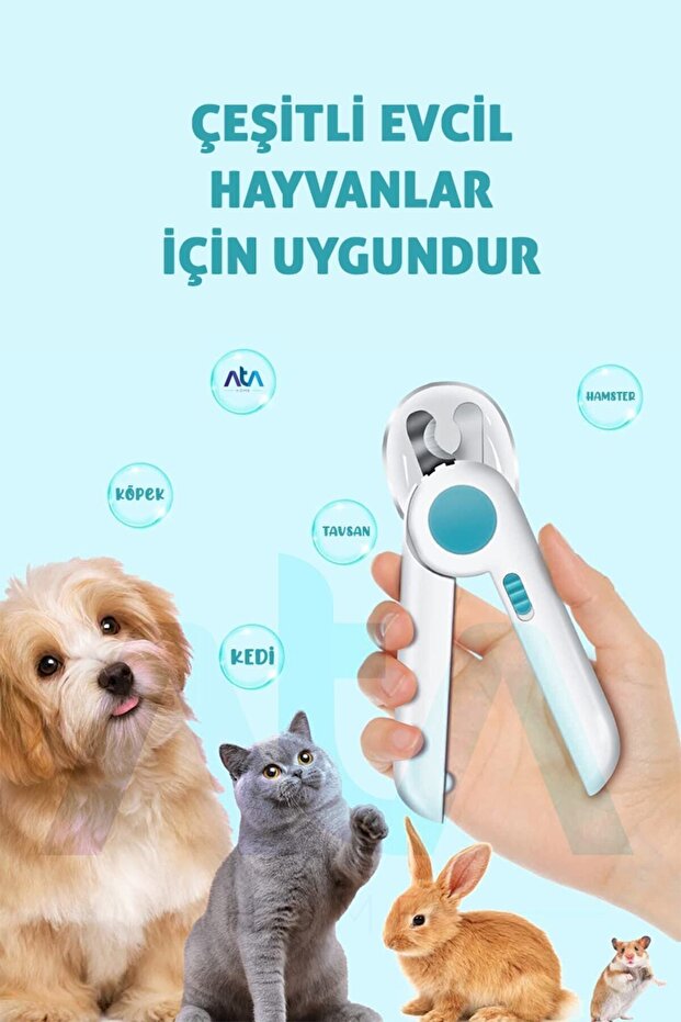 JollyJolly Işıklı Pet Tırnak Makası