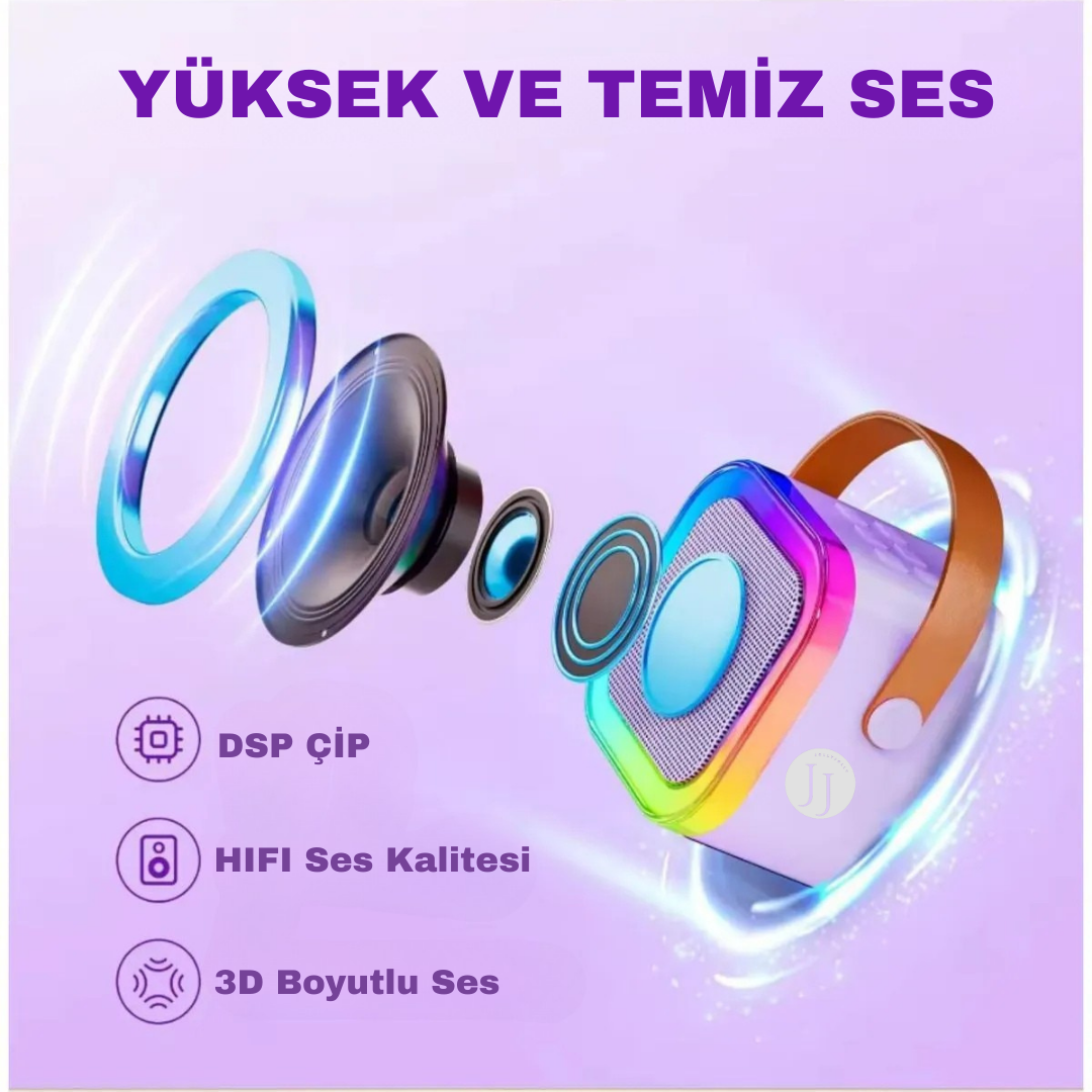 JollyJolly Mini Karaoke RGB Hoparlör