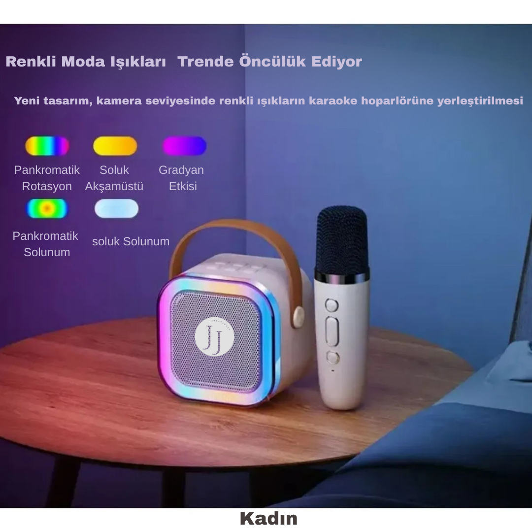 JollyJolly Mini Karaoke RGB Hoparlör