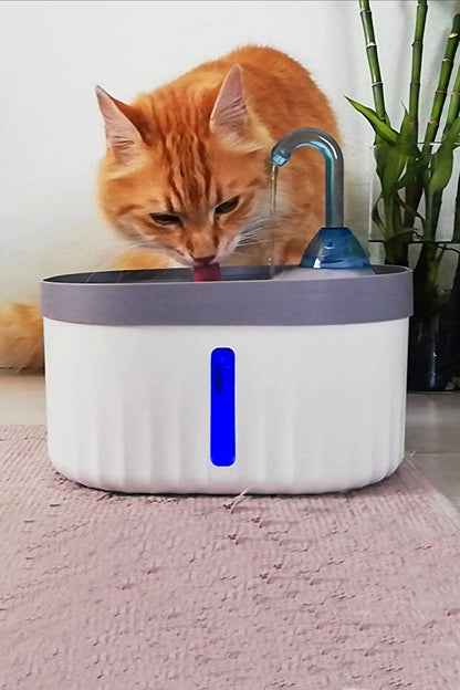 JollyJolly Işıklı Ultra Sessiz Otomatik Pet Su Çeşmesi